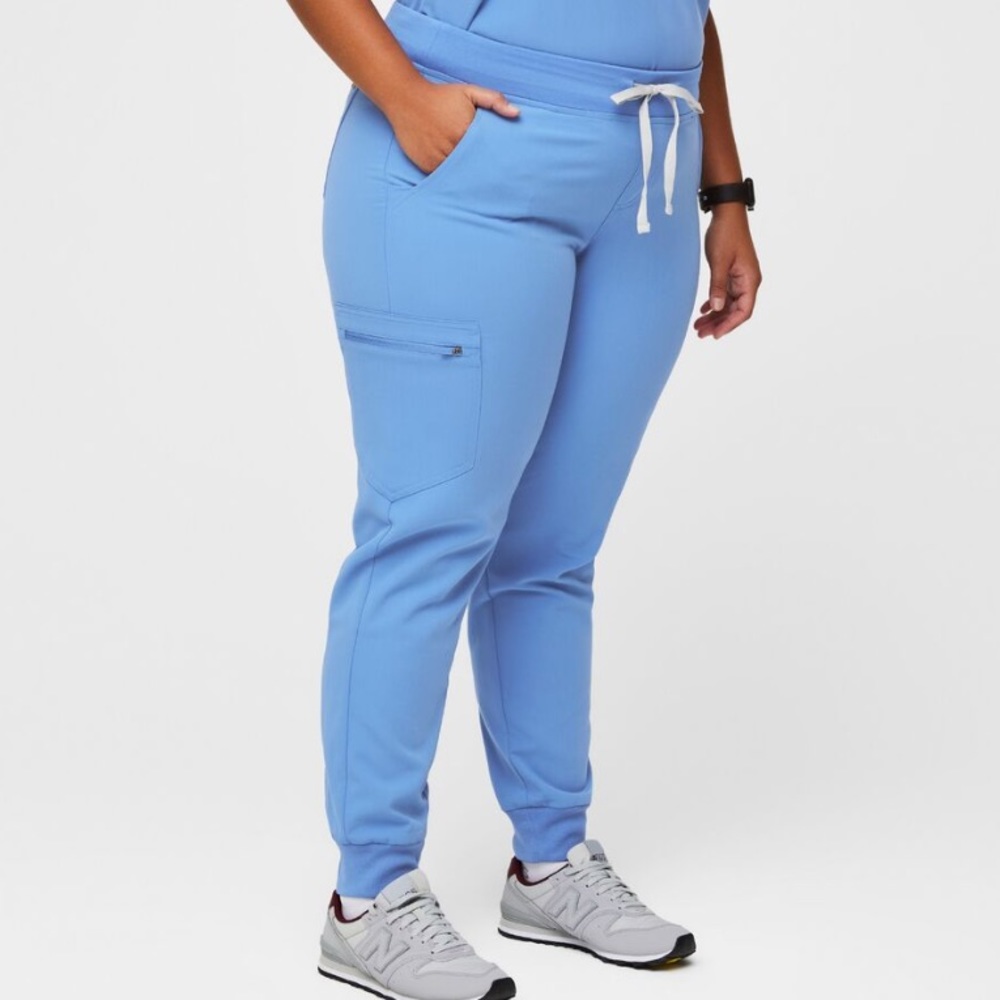Ciel blue FIGS Zamora scrub pants